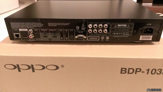 OPPO BDP-103D 藍光播放機簡易開箱