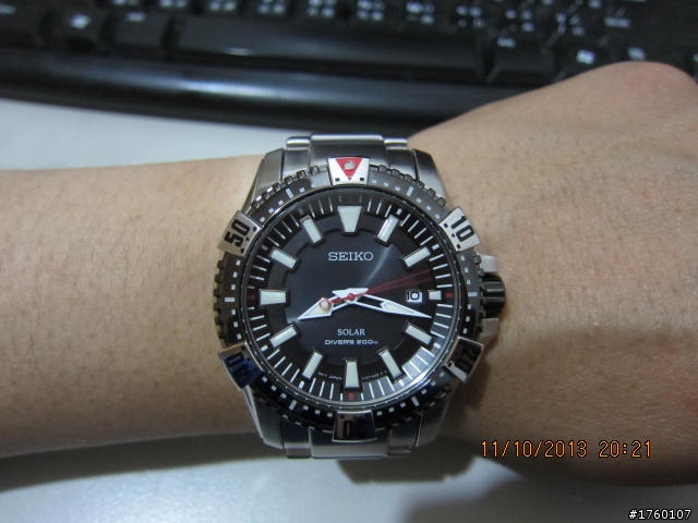 [開箱]SEIKO 太陽能潛水錶 SNE295P1 開箱
