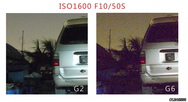 LUMIX G6 慢速快門噪點一大堆?