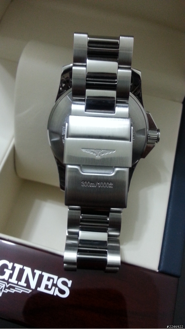 開箱~小弟人生第一隻機械錶~LONGINES 深海征服者 黑水鬼