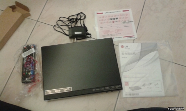 經濟型3d藍光機LG BP325開箱