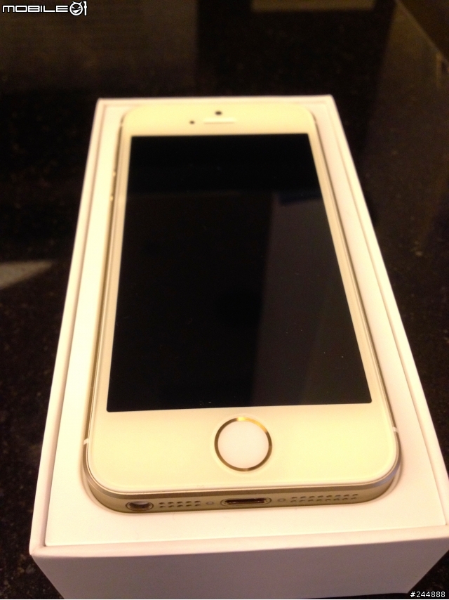 原來中華電信可以提前三個月續約之IPHONE 5S 16G 金色開箱文