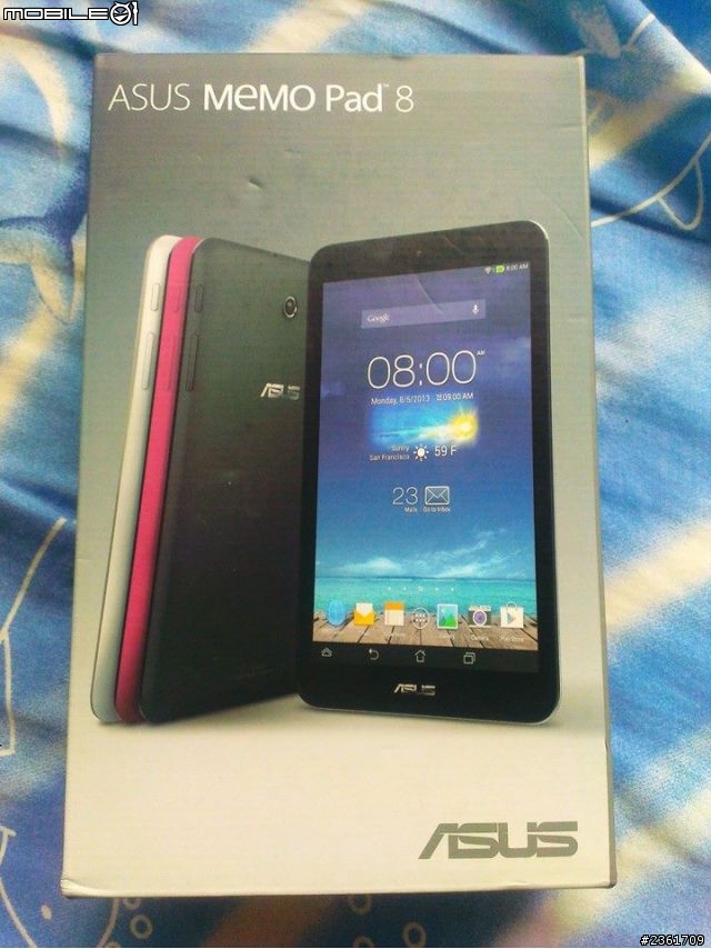 Asus memo pad8開箱!!!