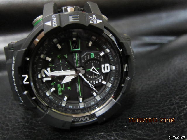 [開箱]CASIO G-SHOCK 太陽能電波飛行錶 GW-A1100-1A3 開箱