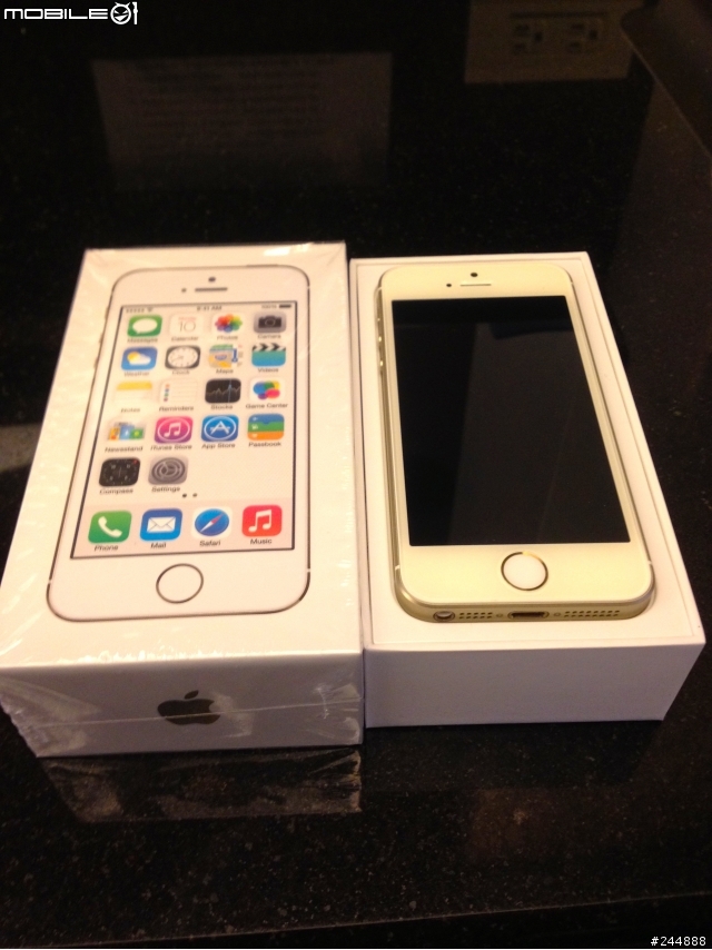 原來中華電信可以提前三個月續約之IPHONE 5S 16G 金色開箱文