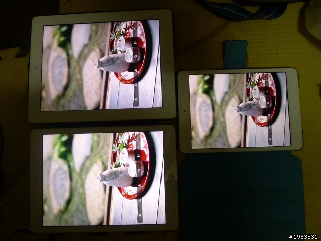 IPAD AIR畫面顏色差很多