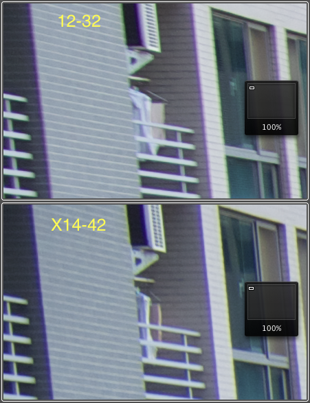 12-32mm vs X14-42mm 簡單比較