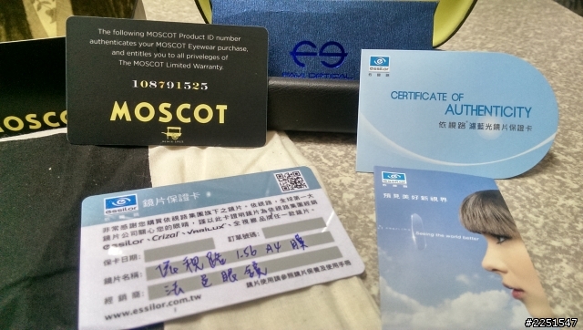 MOSCOT經典不敗款~簡易開箱