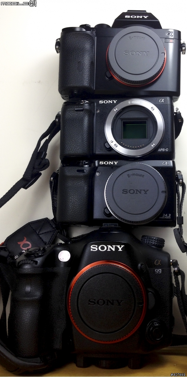 Sony A7R NEX-7 NEX-6 A99 疊疊樂 加基本操作感想 LA-EA2