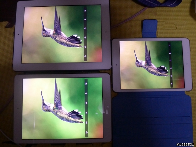 IPAD AIR畫面顏色差很多