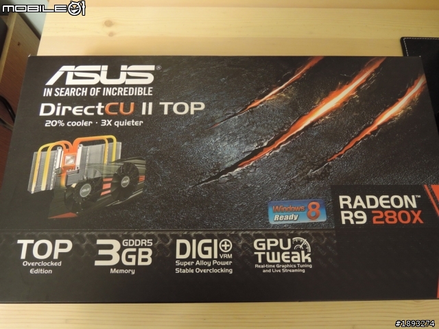 [開箱] 為 BF4 做準備 ASUS R9280X-DC2T-3GD5 雙槽改版再出發