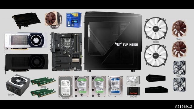 【自組分享】效能與靜音的平衡! i7 + Sabertooth + Titan，PHANTOM 530 通通裝進去!