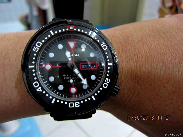 [開箱]~~SEIKO 最經典的限量版鮪魚~~PROSPEX 300M石英潛水錶 SBBN023 開箱