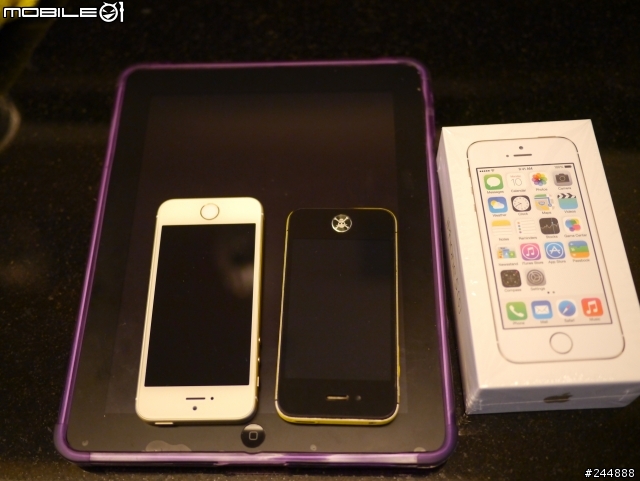 原來中華電信可以提前三個月續約之IPHONE 5S 16G 金色開箱文
