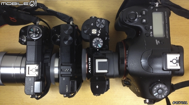 Sony A7R NEX-7 NEX-6 A99 疊疊樂 加基本操作感想 LA-EA2