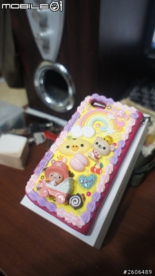 [開箱]一如往常的iPhone 5s金+客製手機殼跟愛心手工..(多圖)