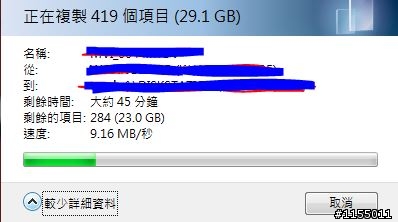 Synology  DS413j   傳輸速度