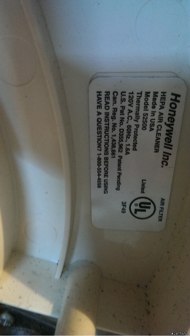 古老 Honeywell 52500 空氣清淨機 怎麼清理??