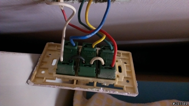 請教電燈開關雙切接法
