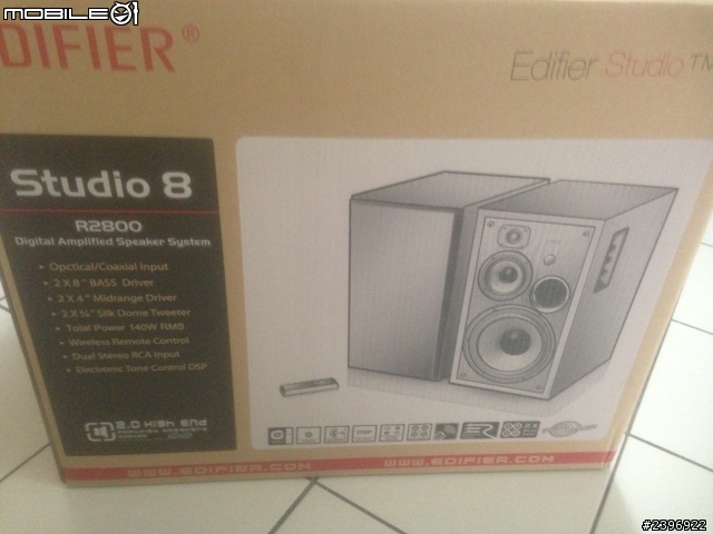 (簡易開箱) Edifier R2800