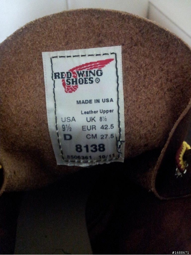 Red wing 8138開箱啦!!