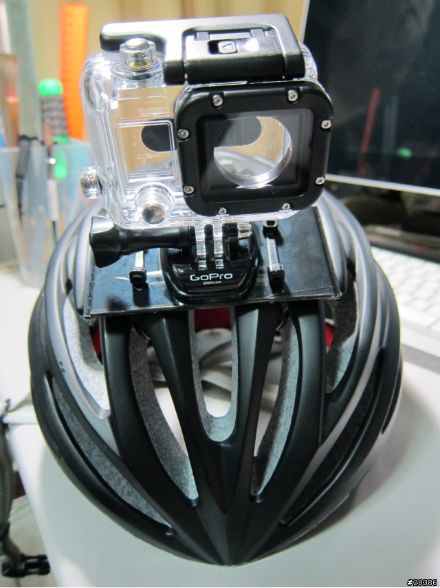 GOPRO HERO3 頭盔固定帶diy