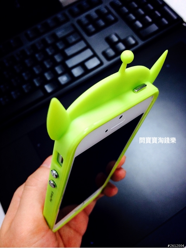 【分享】正版日本迪士尼三眼怪iPhone5/5s 手機保護框殼