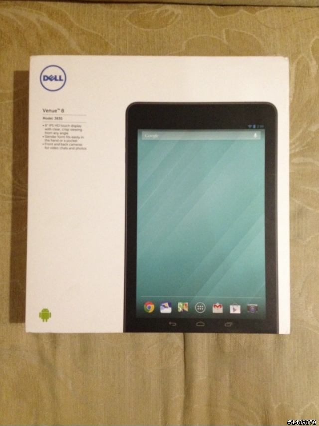DELL Venue 8 Android  8"平板  簡單開箱