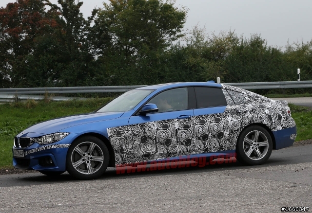2015 BMW 4 Series Gran Coupe M Sport Spy Shots Photos