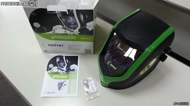 [ 另類開箱 ]變色龍~Optrel瑞士焊接防護面具-P550