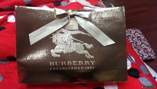 大寶的Burberry開箱~