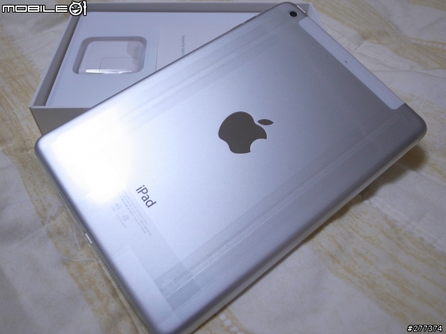 官網iPad mini Retina 128GB Silver 到貨(內含開箱照)