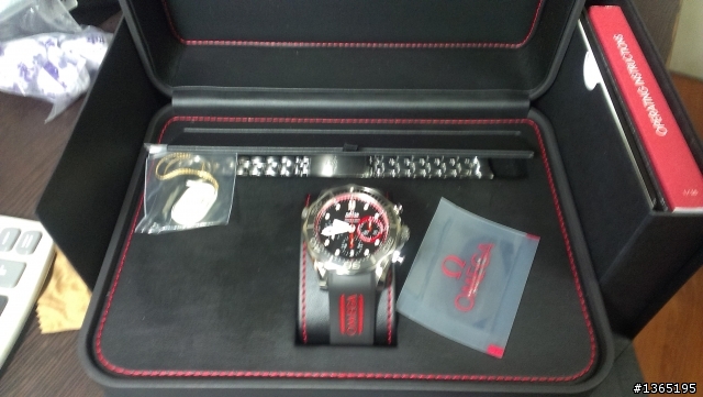 OMEGA  Seamaster  Diver ETNZ Limited Edition  之不專業 開箱  祝福錶友同好 2014新年快樂!!