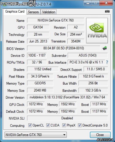 [開箱] 採用SSU散熱方案 ASUS GTX760-SSU改版新登場