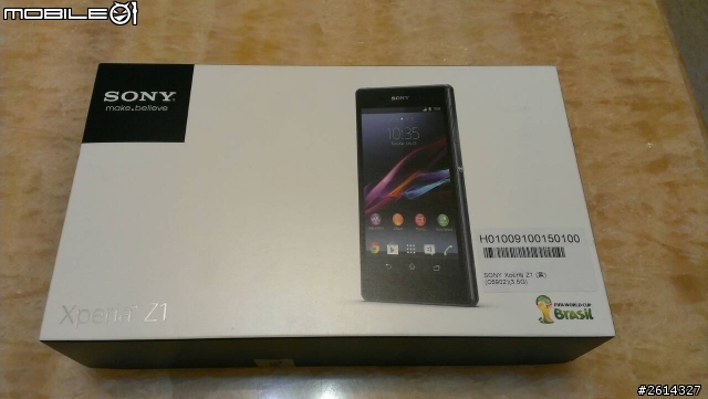 [開箱] SONY  Z1 開箱 12/15 補圖