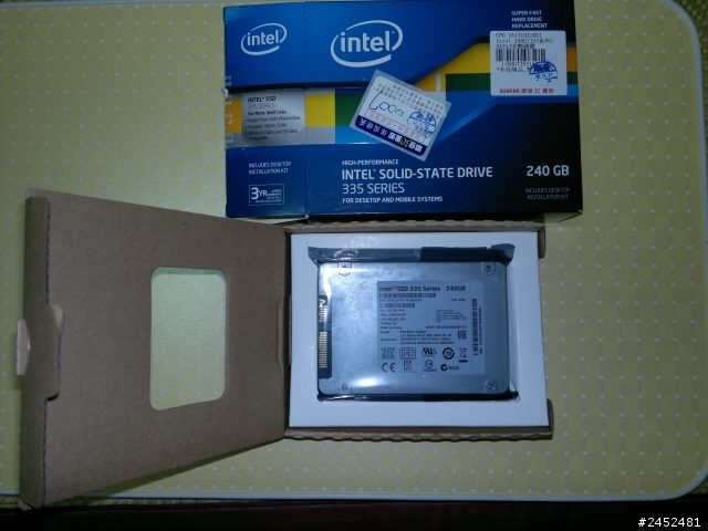 N550JV改雙硬碟intel 335 240G SSD+sshd750G7200轉混合型硬碟