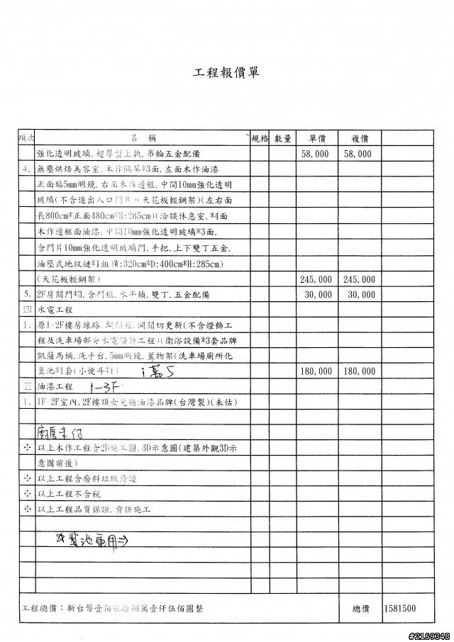 估價單請益