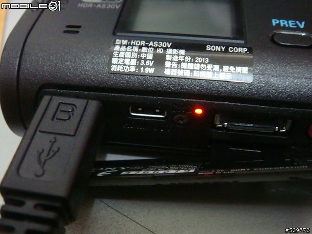 SONY  HDR-AS30V 使用心得