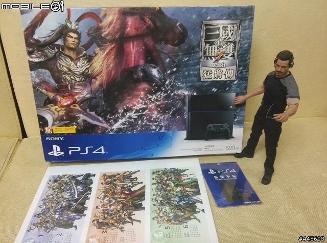 開箱入手 台灣機 ps4 真.三國無雙 7  同款包 (資訊月排隊的)