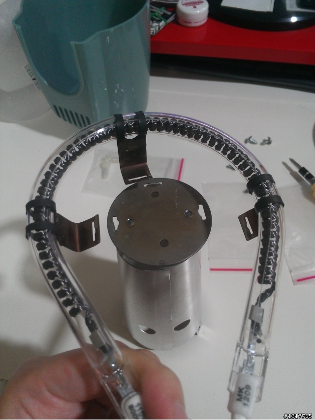 鹵素電熱扇更換曬不黑碳素燈管 DIY!