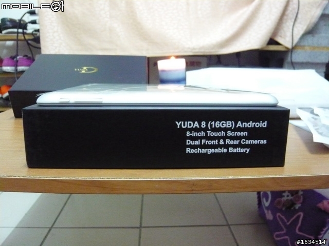 YUDA 8吋 1.2G 八核平板電腦 簡易開箱文（前篇）