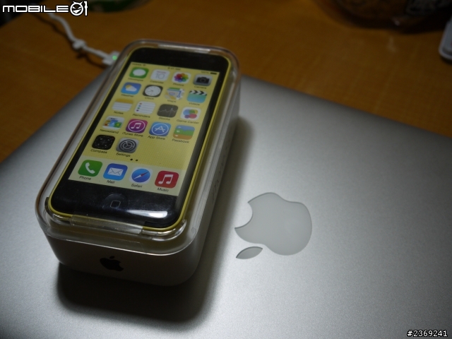 『開箱』iPhone5c 香蕉黃 I'm back