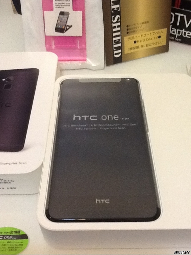 HTC ONE MAX 黑色      急速開箱(快速A) 台北首發 國內流出不清楚版