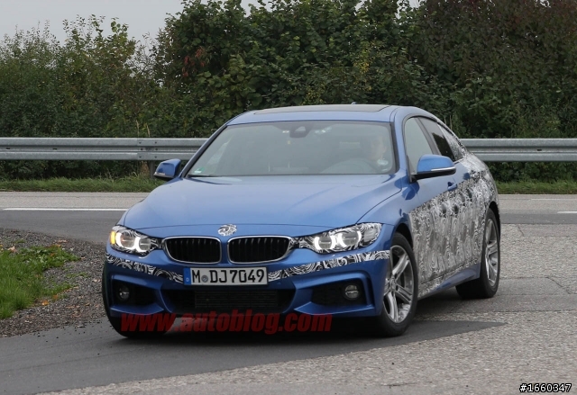 2015 BMW 4 Series Gran Coupe M Sport Spy Shots Photos