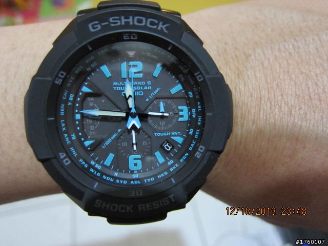 [開箱]CASIO G-SHOCK 太陽能電波飛行錶 GW-3000BD 開箱