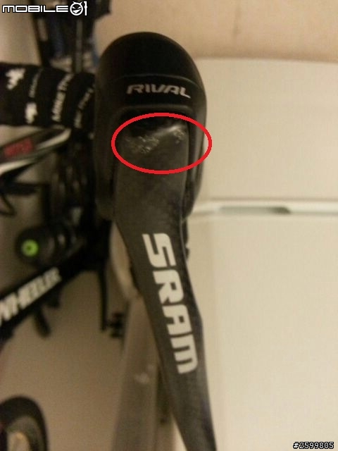 SRAM 碳纖槍手撞牆花了 怎辦