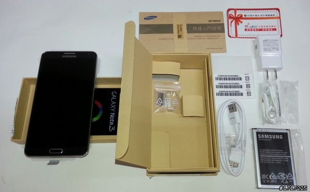 Note3 LTE版 16G黑色 簡單開箱