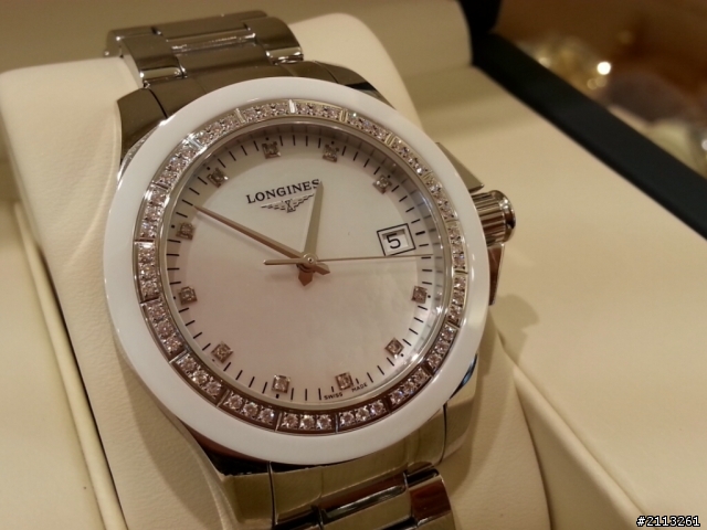[開箱] LONGINES 征服者陶瓷女錶