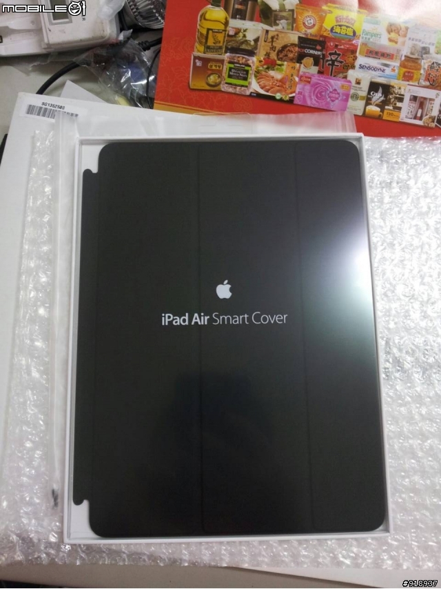 [開箱]APPLE 官網訂購的 iPad Air Smart Cover 到貨