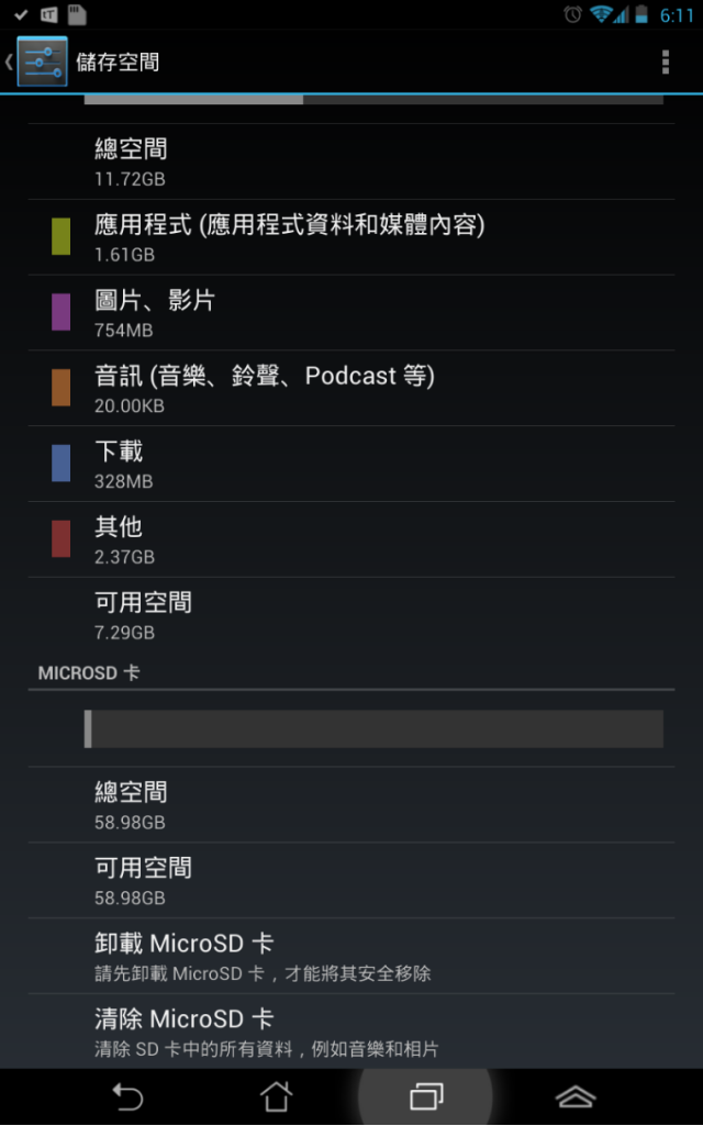 fonepad me371mg 16g版本-記憶卡